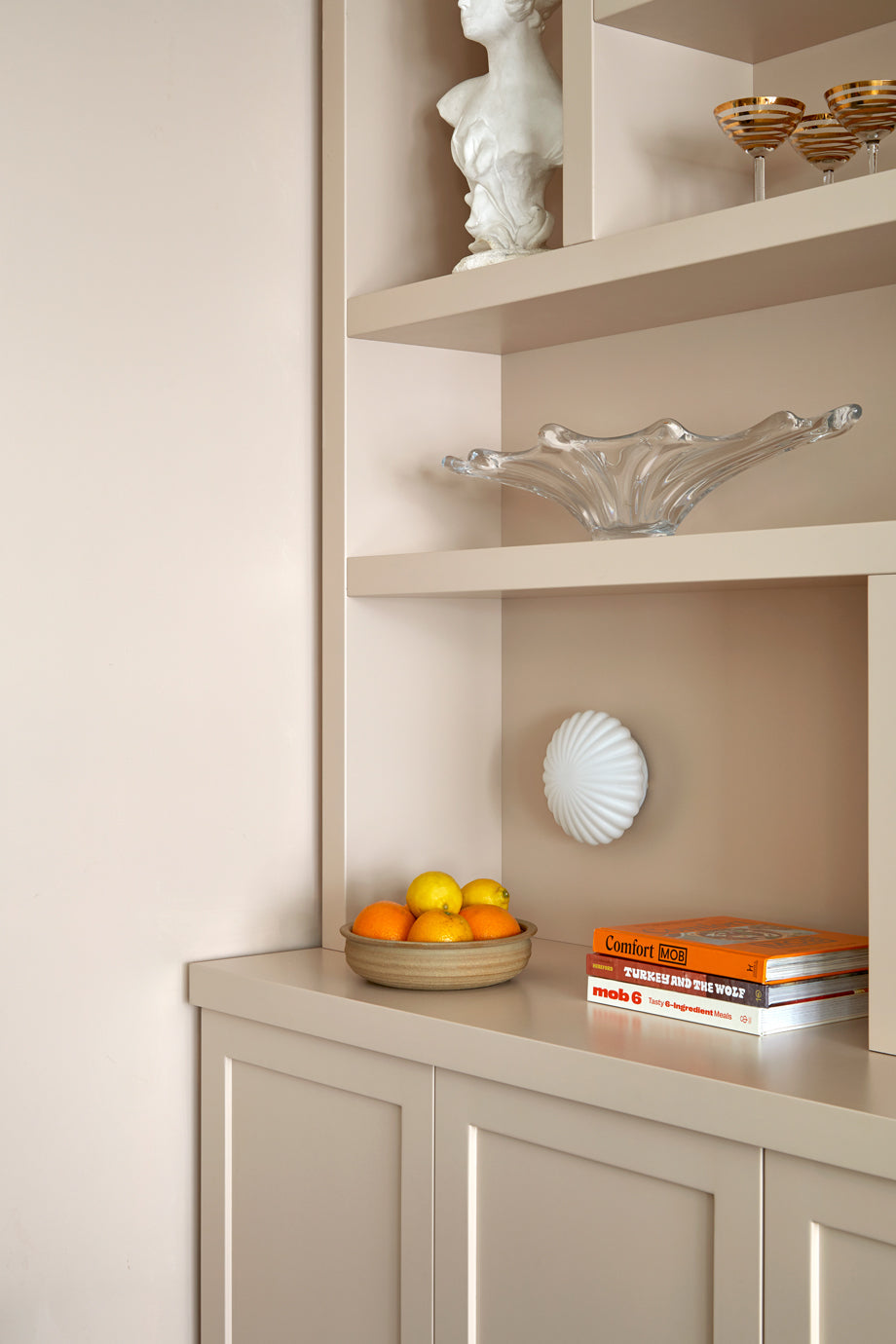Bookcases, Shelving, Bookshelves, Fitted studies, alcove  joinery, Library, alcove carpentry,  Media wall, hidden storage, storage solutions, TV media walls, mixed material joinery, modern joinery, floating shelves, shaker doors, handle detail, low cupboards, joinery in alcoves, Victorian homes, living room inspiration, living room ideas, alcove ideas, alcove shelves, Victorian living room, Joinery details, joinery design, Interiors inspiration, bedroom, bedroom laundry cupboard, Murano glass, styling your 